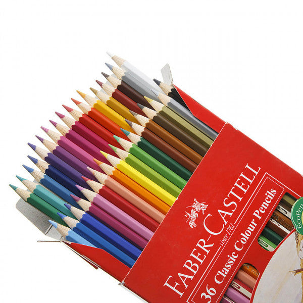 Faber-Castell Classic Color Pencil Tin Set - 36 Count